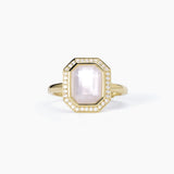 Anello taglio ottagonale con madreperla JETSET