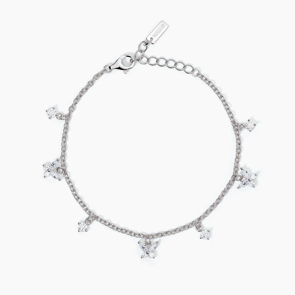 Bracciale con charm bianchi SECRET GARDEN - Gioielleria Fondente