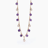 Girocollo con ametista VIVA LA VIDA - Gioielleria Fondente