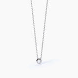 Girocollo in argento con punto luce SHINY