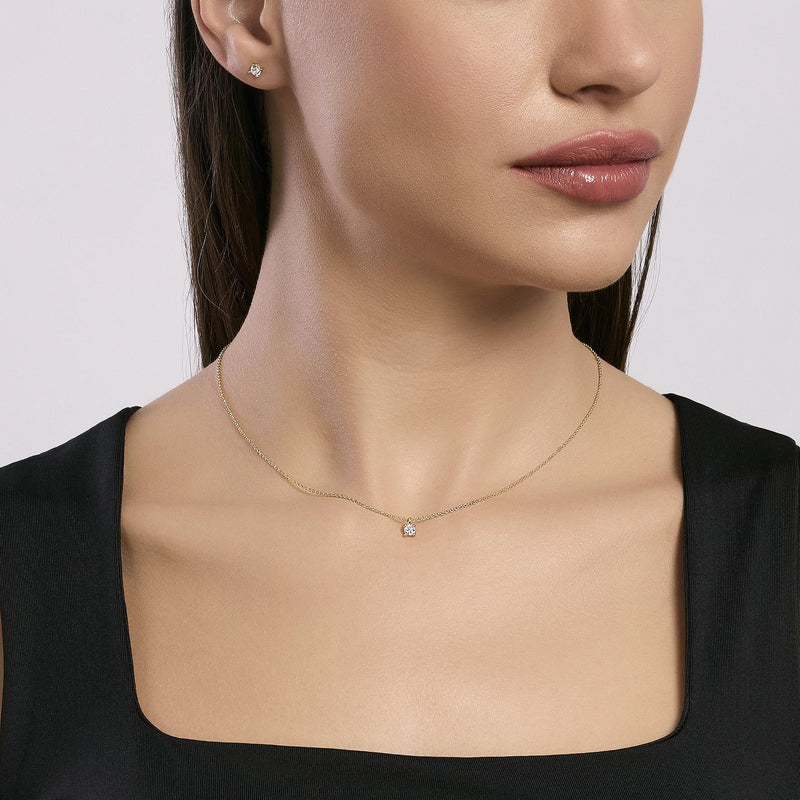 Girocollo con punto luce SHINY - Gioielleria Fondente