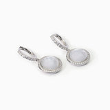 Orecchini in argento con pendente in madreperla DIVA - Gioielleria Fondente