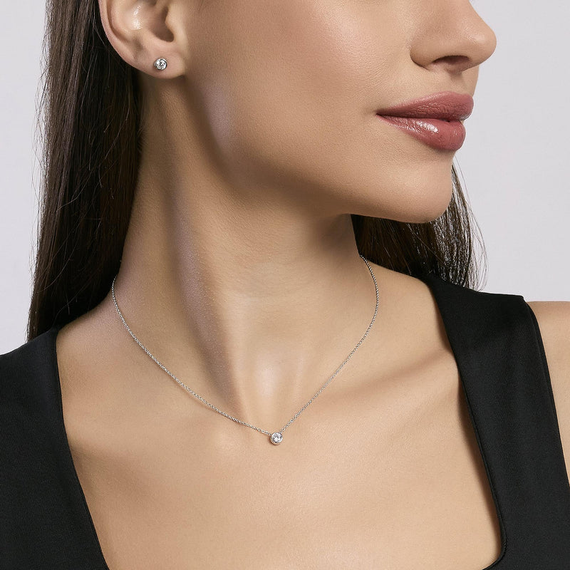 Orecchini punto luce in argento SHINY - Gioielleria Fondente