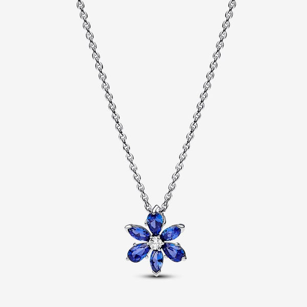Collana Pendente Herbarium Fiore Blu - Gioielleria Fondente