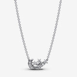 Collana Luna Crescente e Stelle - Gioielleria Fondente