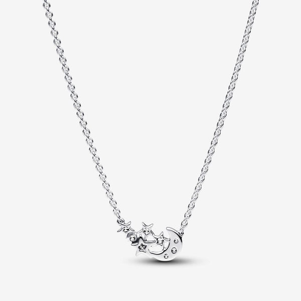 Collana Luna Crescente e Stelle - Gioielleria Fondente