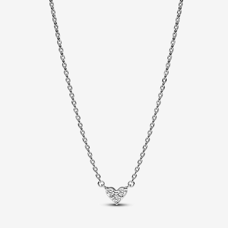 Collana Cuore con Tre Pietre - Gioielleria Fondente