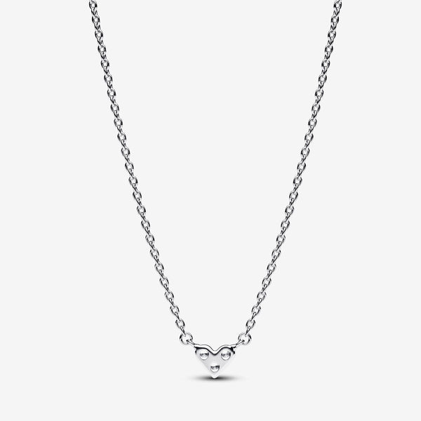 Collana Cuore con Tre Pietre - Gioielleria Fondente