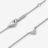 Collana Cuore con Tre Pietre - Gioielleria Fondente