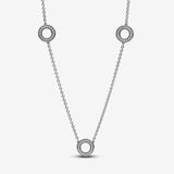 Collana Cerchi Pavè - Gioielleria Fondente
