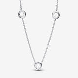 Collana Cerchi Pavè - Gioielleria Fondente