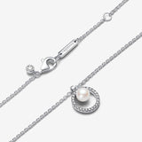 Collana con Perla d’Acqua Dolce Coltivata e Pavè - Gioielleria Fondente