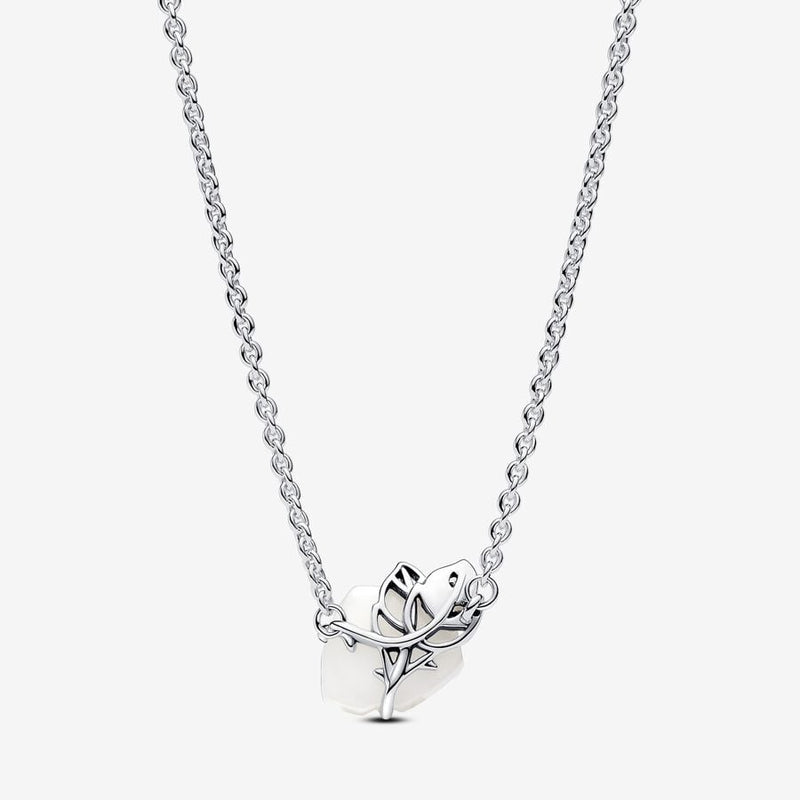 Collana Rosa Bianca