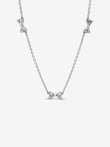 Collana con Fiocchi Luminosi Argento Sterling 925