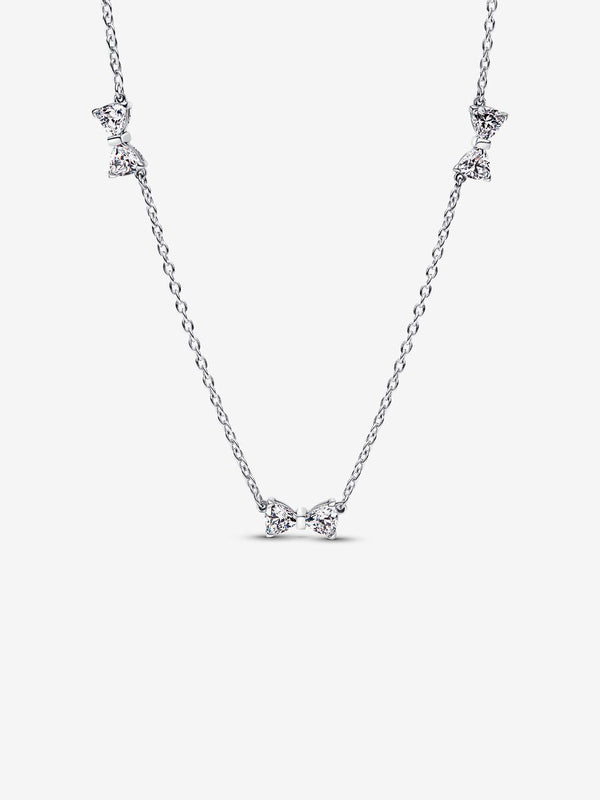 Collana con Fiocchi Luminosi Argento Sterling 925