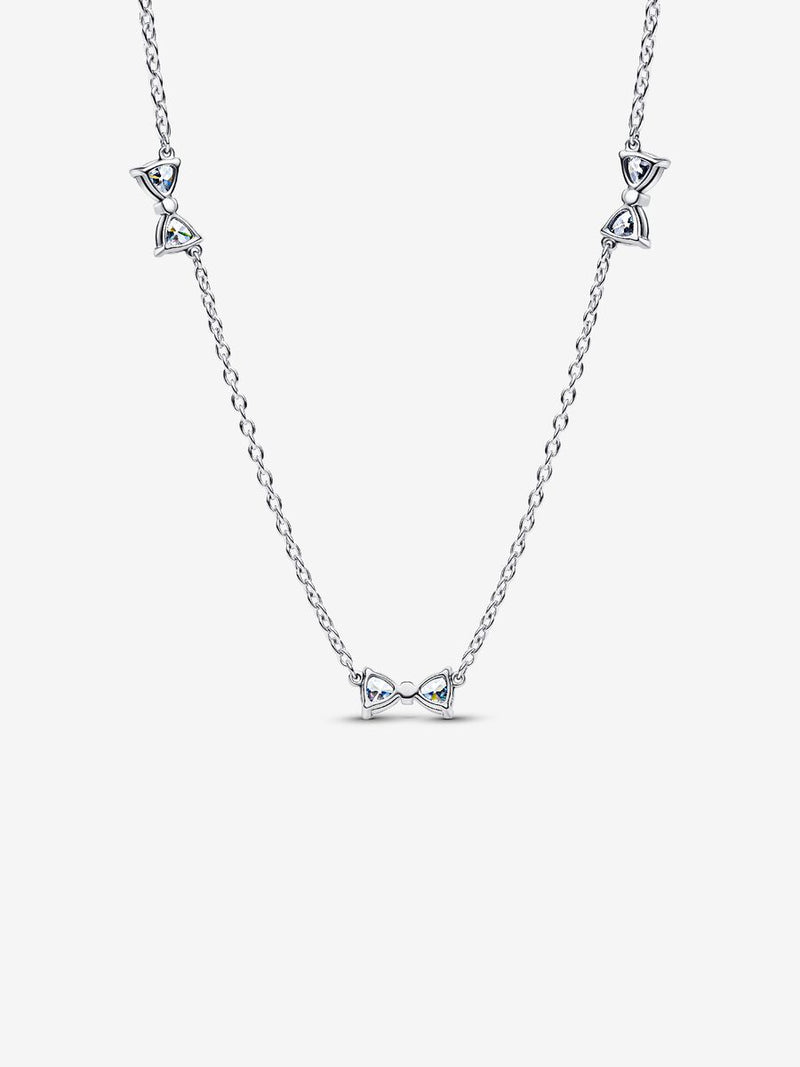 Collana con Fiocchi Luminosi Argento Sterling 925