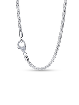 Collana Maglia Coda di Volpe con Chiusura Pavè