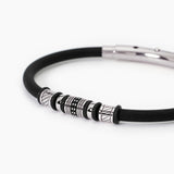 Bracciale uomo in acciaio e silicone SMARTER - Gioielleria Fondente