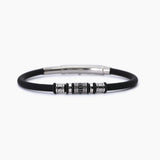 Bracciale uomo in acciaio e silicone SMARTER - Gioielleria Fondente