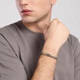 Bracciale tennis uomo con zirconi bianchi TENNIS CLUB - Gioielleria Fondente
