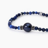 Bracciale con pietre lapis e perla nera SUNSET - Gioielleria Fondente