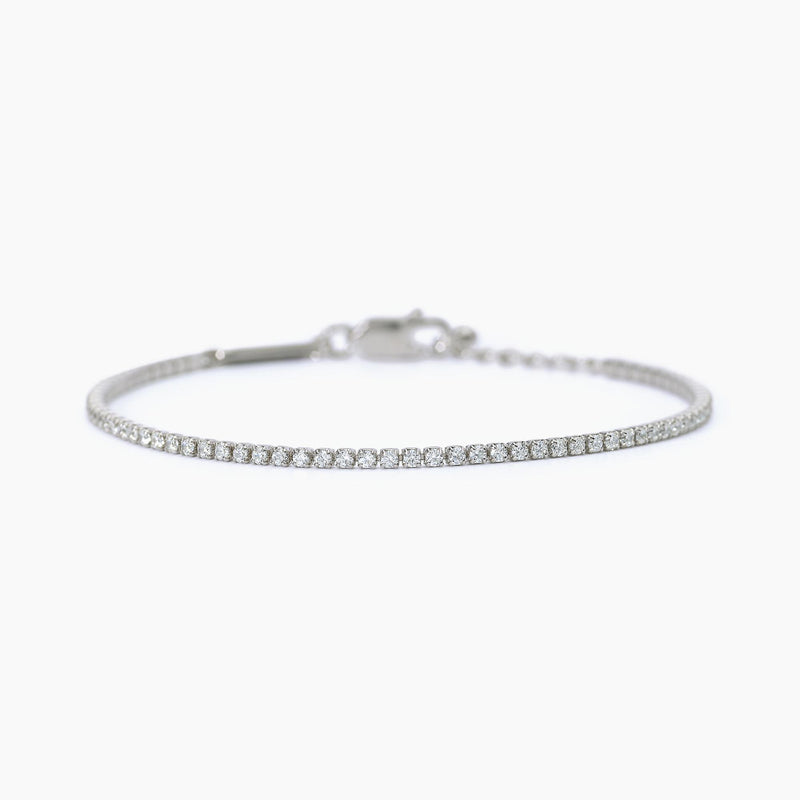 Bracciale tennis bianco MINI TENNIS - Gioielleria Fondente