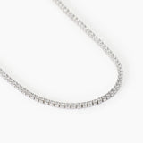 Collana tennis con zirconi bianchi MINI TENNIS - Gioielleria Fondente