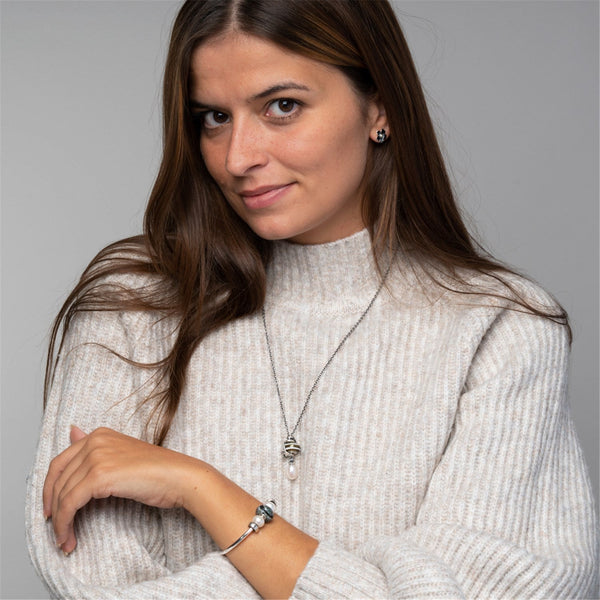 Collana d'argento con perla - Gioielleria Fondente