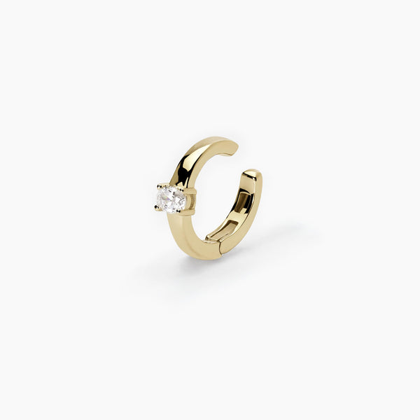 Orecchino ear cuff con punto luce CUFFMANIA - Gioielleria Fondente