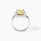 Anello in argento con zircone Lemon DESIDERIO INFINITO - Gioielleria Fondente