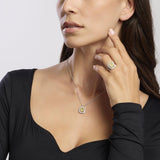 Anello in argento con zircone Lemon DESIDERIO INFINITO - Gioielleria Fondente