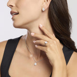 Anello in argento con zirconi bianchi COOL OR RÉTRO? - Gioielleria Fondente