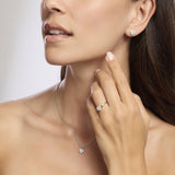 Anello in argento con zirconi bianchi LOVE AFFAIR - Gioielleria Fondente