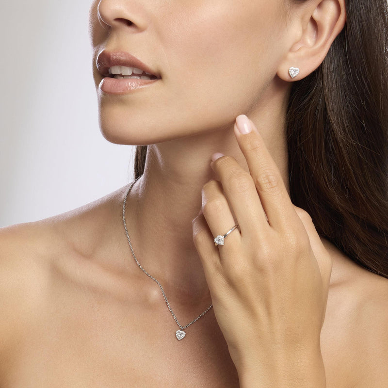 Anello in argento con zirconi bianchi LOVE AFFAIR - Gioielleria Fondente