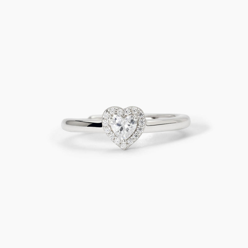 Anello in argento con zirconi bianchi LOVE AFFAIR - Gioielleria Fondente