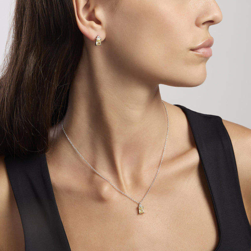 Girocollo in argento con zircone Lemon BATTITO