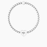 Bracciale elastico figlia con ciondolo cuore CUORE | FIGLIA - Gioielleria Fondente