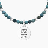 Bracciale con agata azzurra e ciondolo stella STELLA | HAPPY MIND. HAPPY LIFE - Gioielleria Fondente