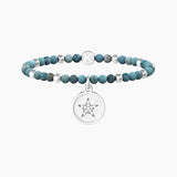 Bracciale con agata azzurra e ciondolo stella STELLA | HAPPY MIND. HAPPY LIFE - Gioielleria Fondente
