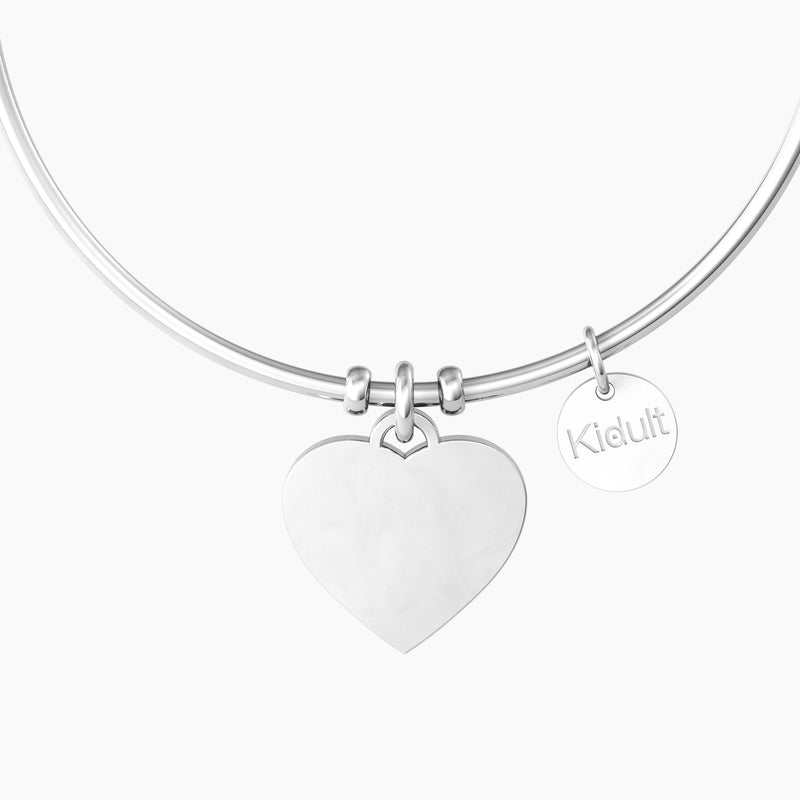 Bracciale rigido amica con ciondolo cuore AMICA | VITA - Gioielleria Fondente