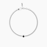 Bracciale uomo con catena e cristalli "Unicità" - Gioielleria Fondente