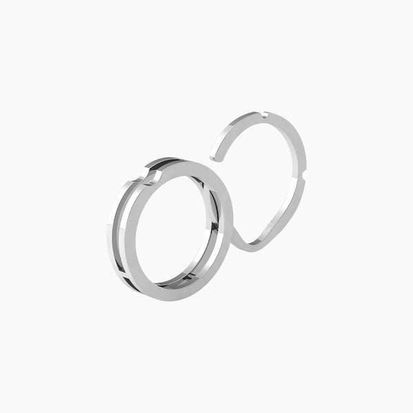Anello in acciaio ACCHIAPPACIONDOLI - Gioielleria Fondente