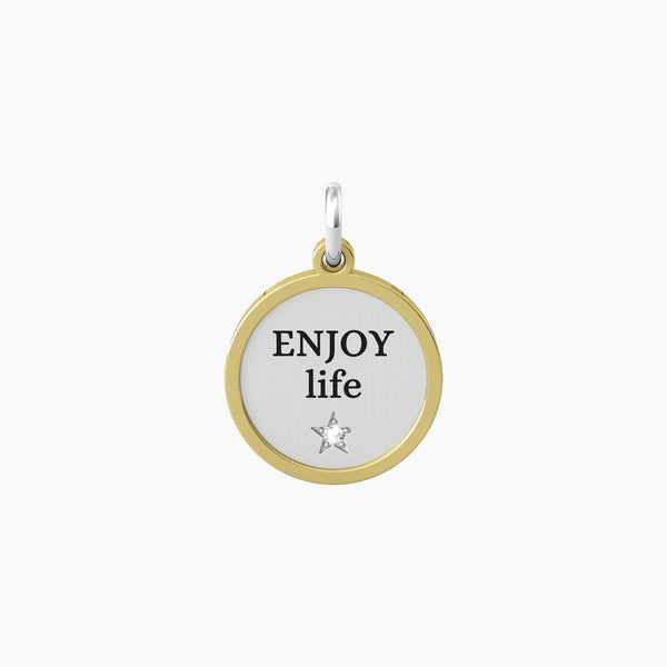 Ciondolo con scritta enjoy life ENJOY LIFE - Gioielleria Fondente