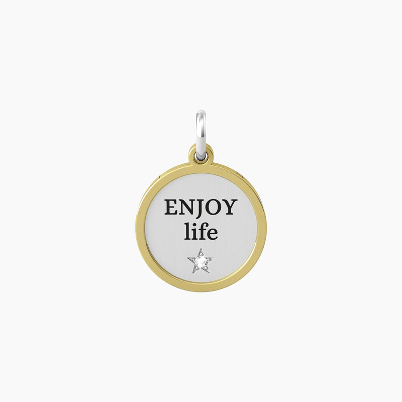 Ciondolo con scritta enjoy life ENJOY LIFE - Gioielleria Fondente
