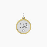 Ciondolo per compleanno 18 anni 18 | THE BEST IS YET TO COME - Gioielleria Fondente
