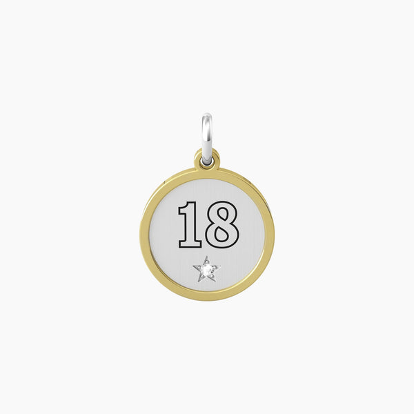 Ciondolo per compleanno 18 anni 18 | THE BEST IS YET TO COME - Gioielleria Fondente
