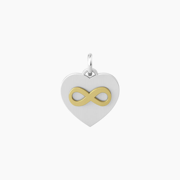 Ciondolo cuore con elemento infinito CUORE | INFINITO - Gioielleria Fondente