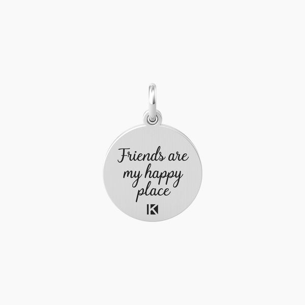 Ciondolo con scritta amicizia ed elemento stella STELLA | HAPPY PLACE - Gioielleria Fondente