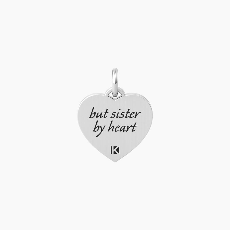 Ciondolo cuore con scritta amiche SISTER BY HEART - Gioielleria Fondente
