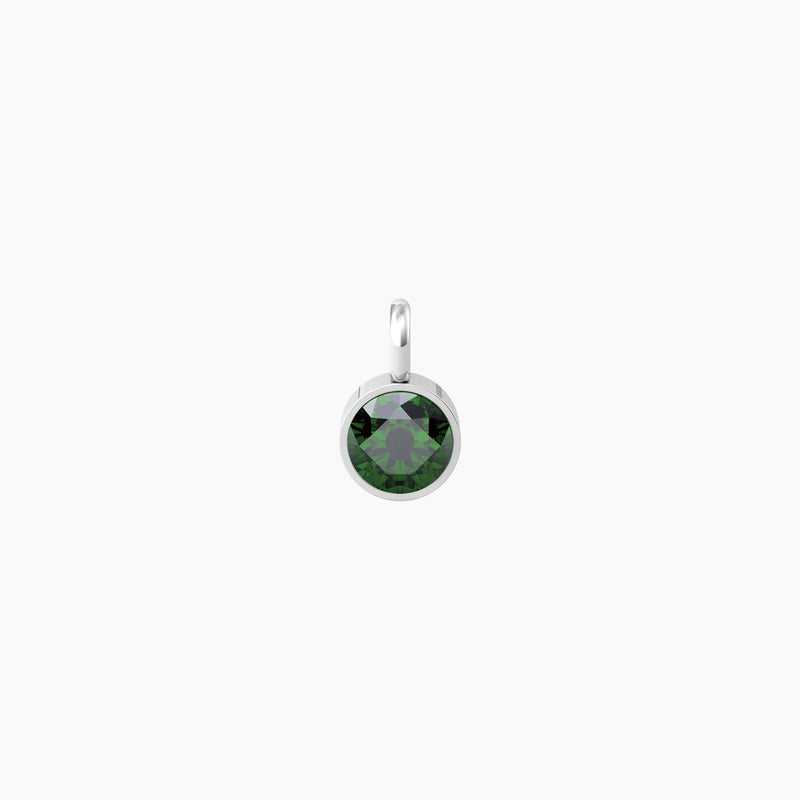 Ciondolo con zircone verde tondo ENERGIA | SOGNI - Gioielleria Fondente